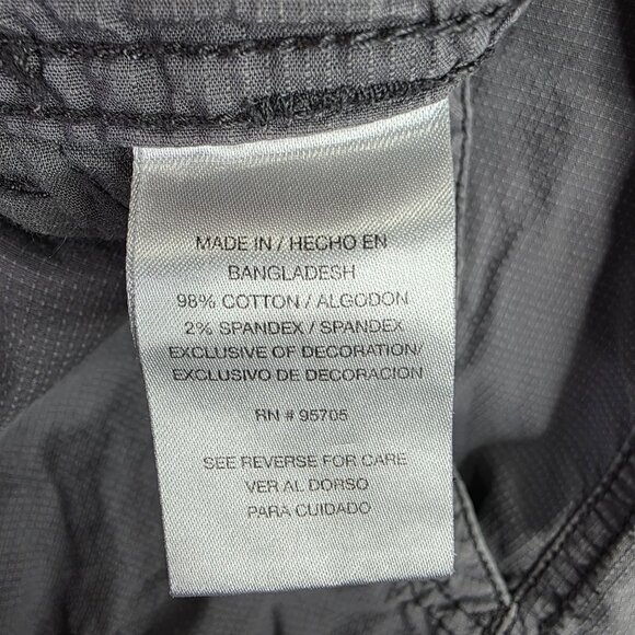 Mens Iron Co Gray Cargo Shorts Cotton Blend Stretch 11" Inseam Size 34 - Picture 4 of 11